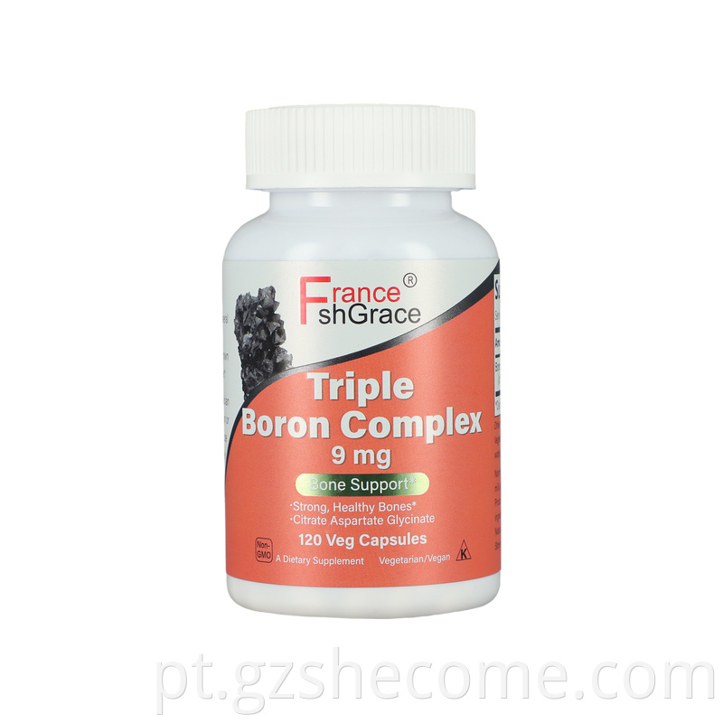 Boron complex capsules